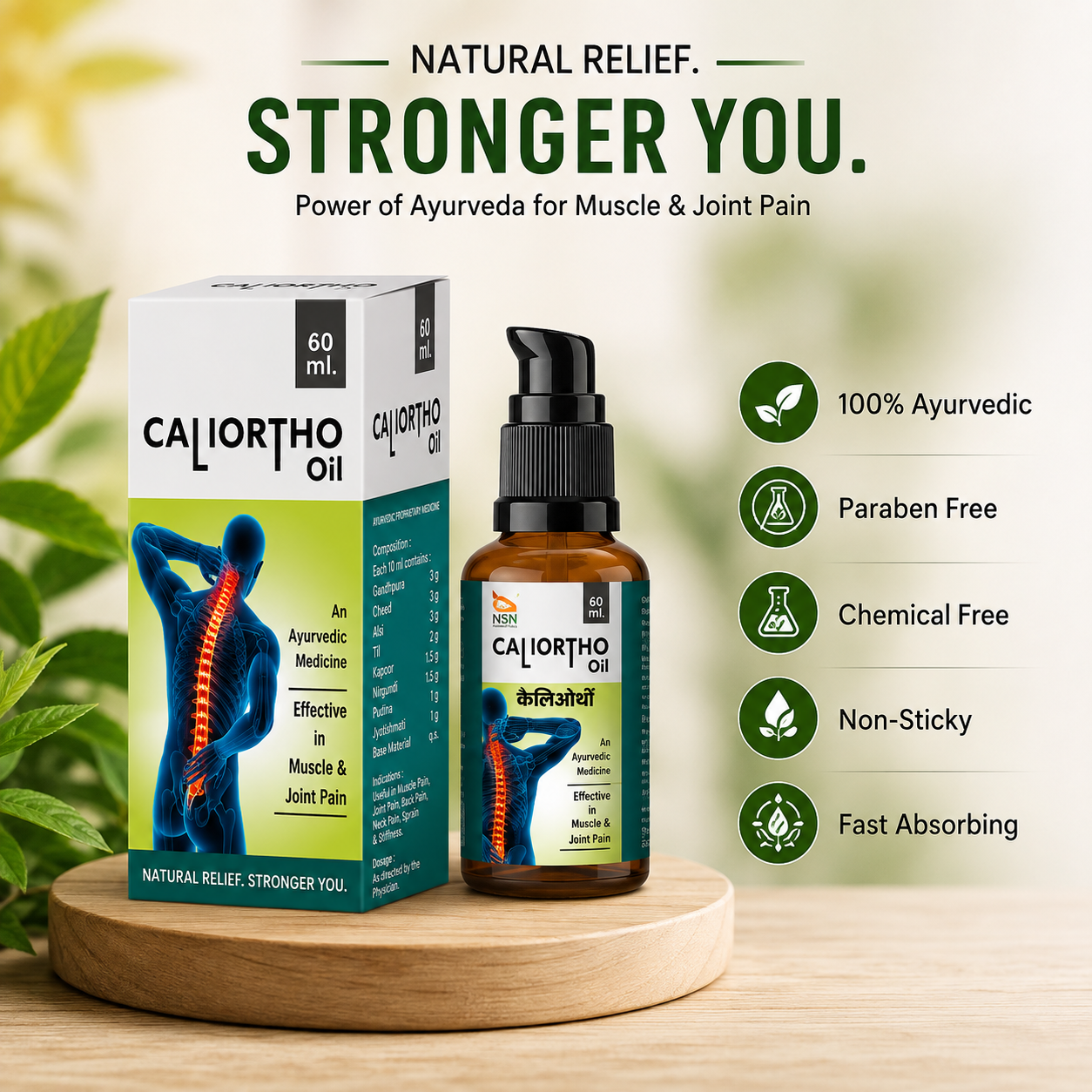 caliortho pain relief oil